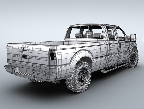 f250 super duty 3d 3ds - Ford F250 Super Duty (2013)... by Swan3DStudios